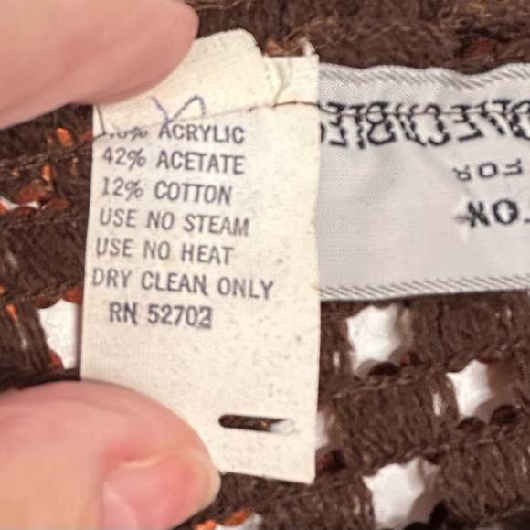 Harry Acton Party Collectibles Vintage Copper Fully Sequined Evening Top Sz M - Picture 10 of 10